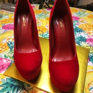 Alba Shoes - Alba platform woman’s Red shoes size 9 Alba Shoes - Alba platform woman’s Red shoes size 9